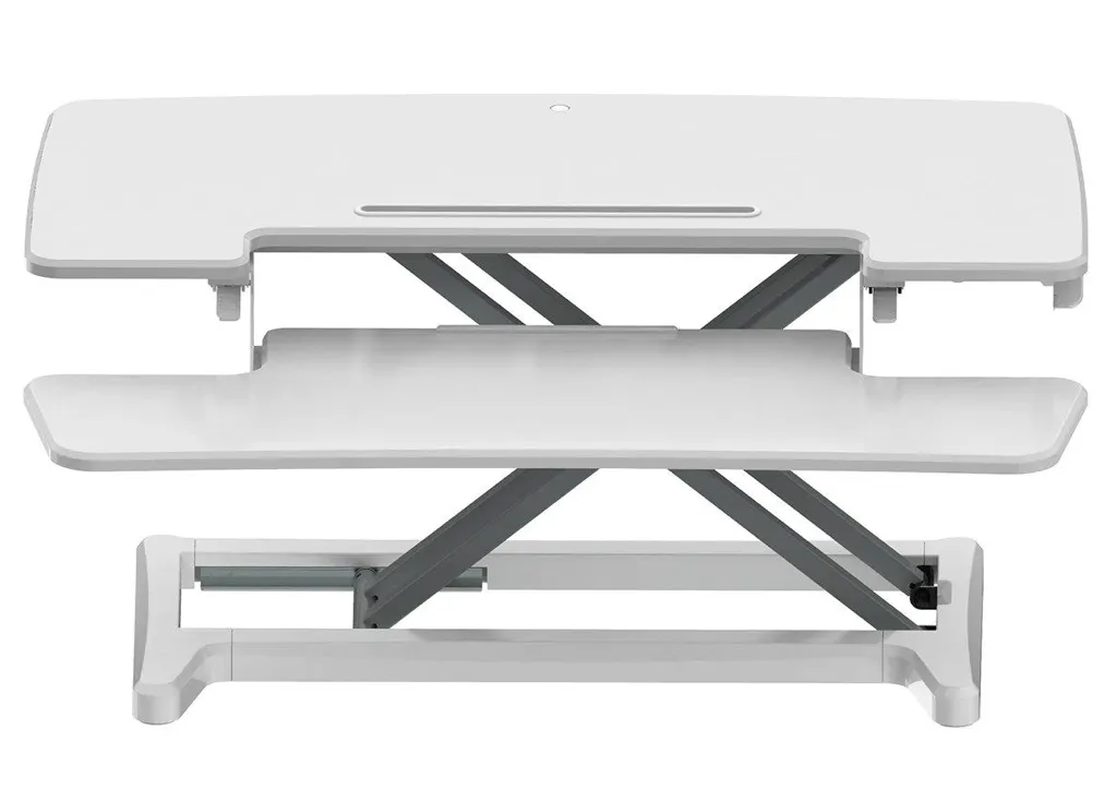 Convert the Kitchen Table into a Sit Stand Desk in an Instant!