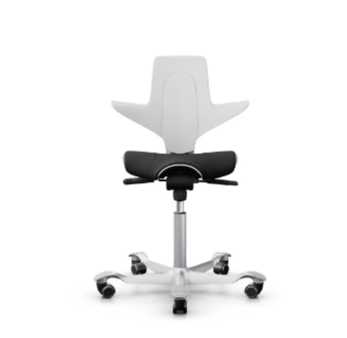 HÅG Capisco Puls - White with Black Upholstered Seat