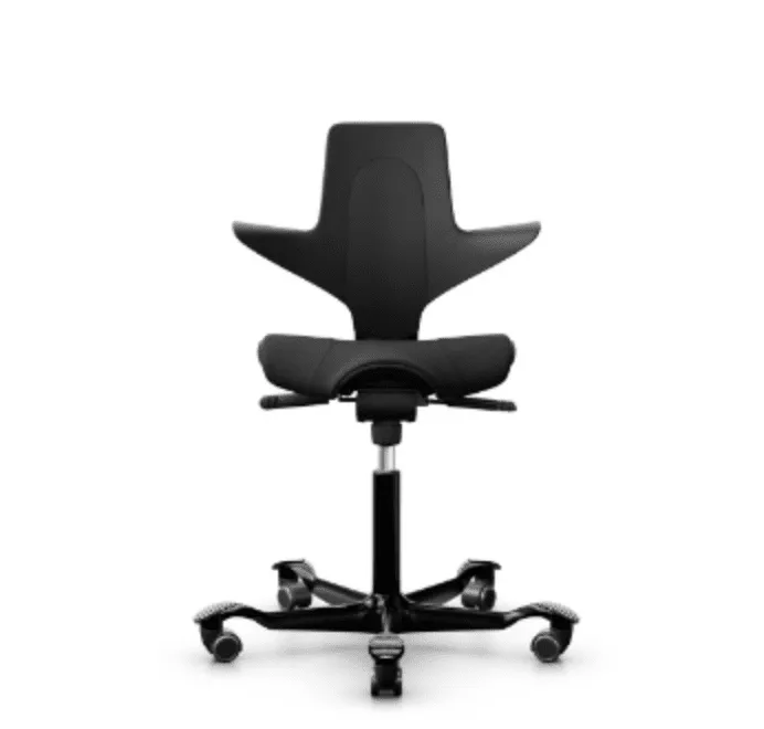 HÅG Capisco Puls - Black with Upholstered Seat