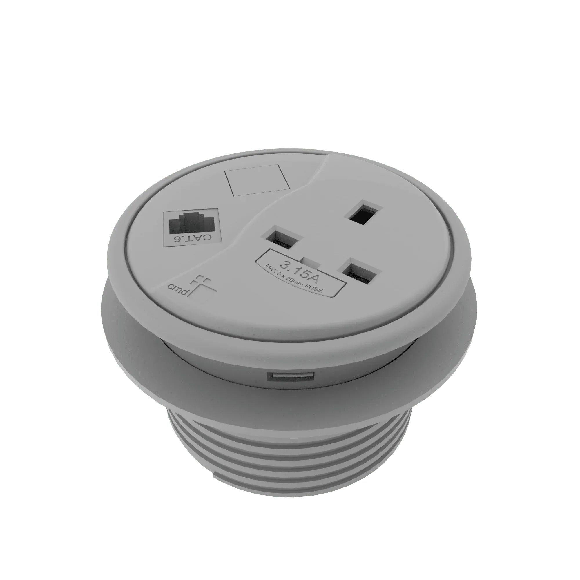 Porthole In-Desk Power & Data Modules