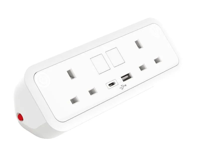 Sourcetec Uno with 2 Power and Dual Fast Charge USB A+C.