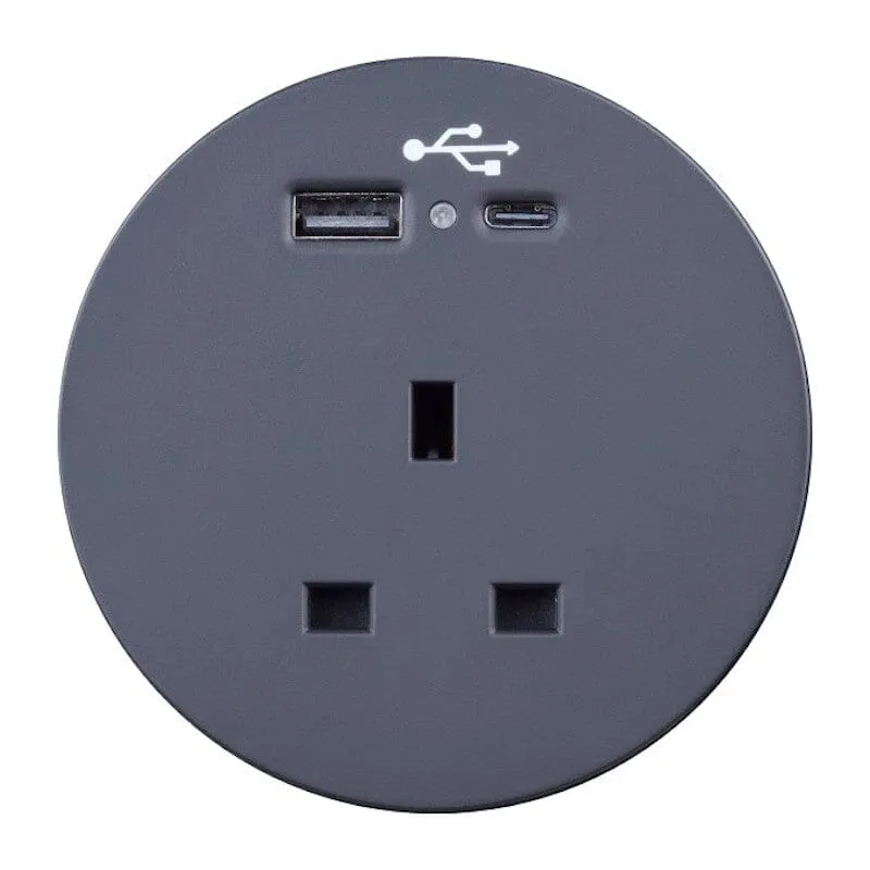 Sourcetec Ion with 1 Power and Dual Fast Charge USB A+C.