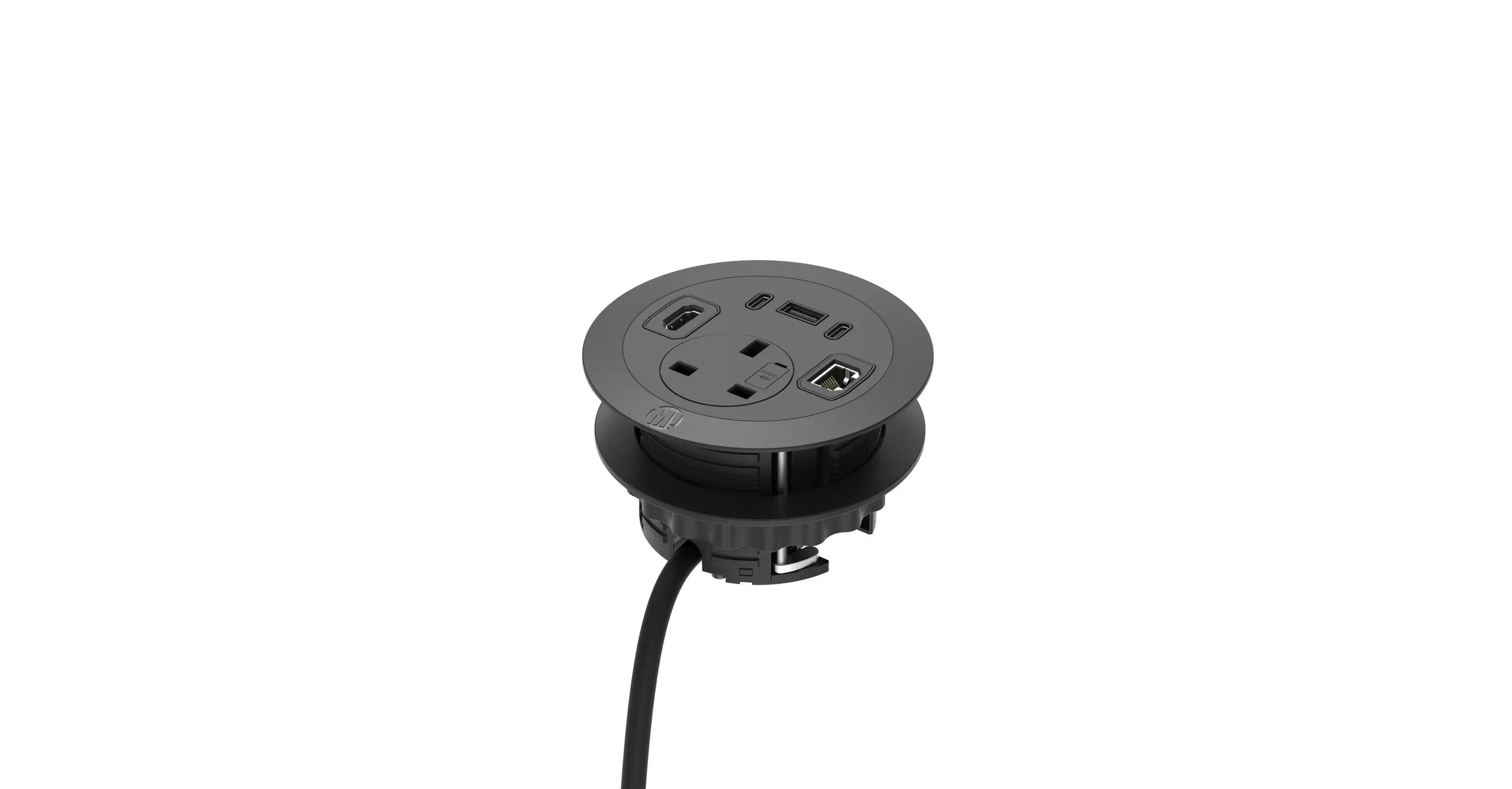 Solo Plus Power Module with Triple USB and 1 Cat6 RJ45 Data and 1 HDMI Model