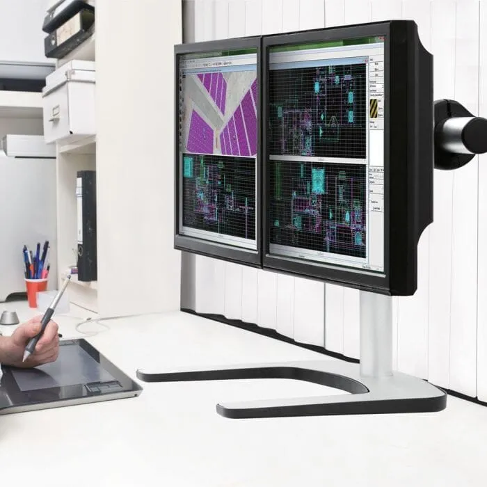 Atdec Dual Horizontal or Single Freestanding Mount