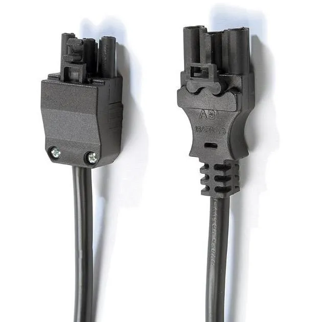 Connector Leads – 3 Pole Male To Female Connector 1m