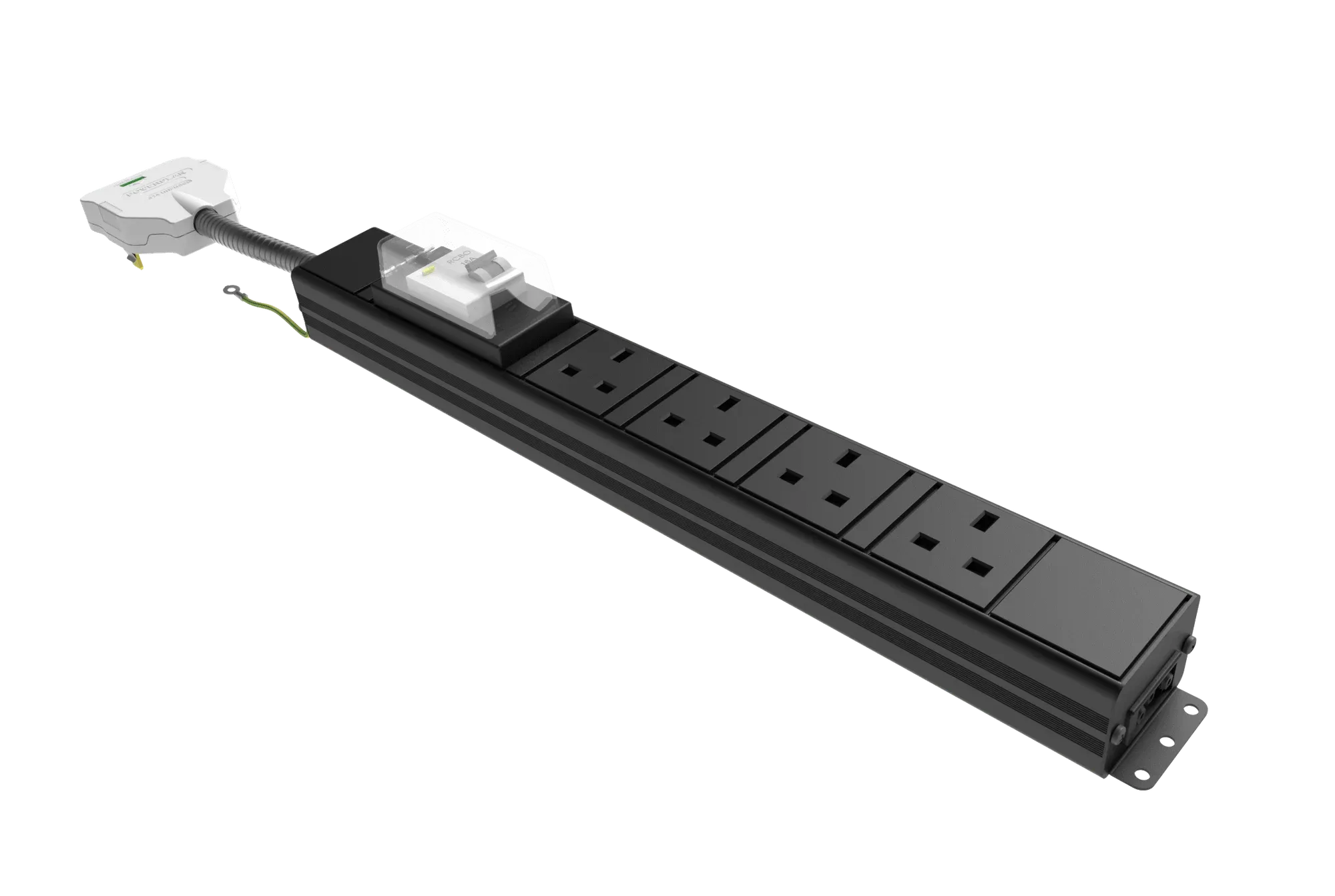 Conti Under-Desk 4 Power Module with 16A 30mA RCBO