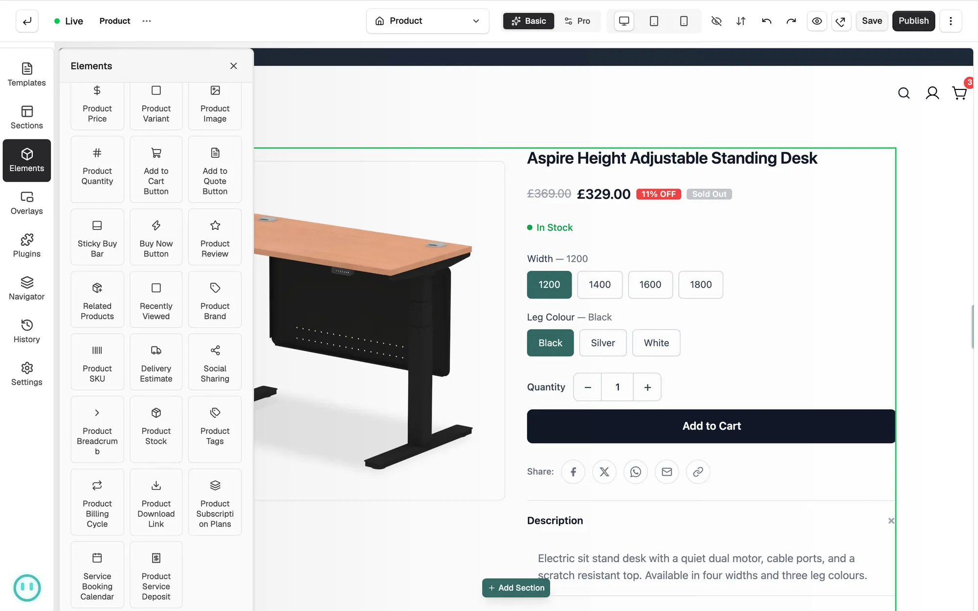 The lower part of the Single Product tab, with the subscription, booking, download and quote elements.