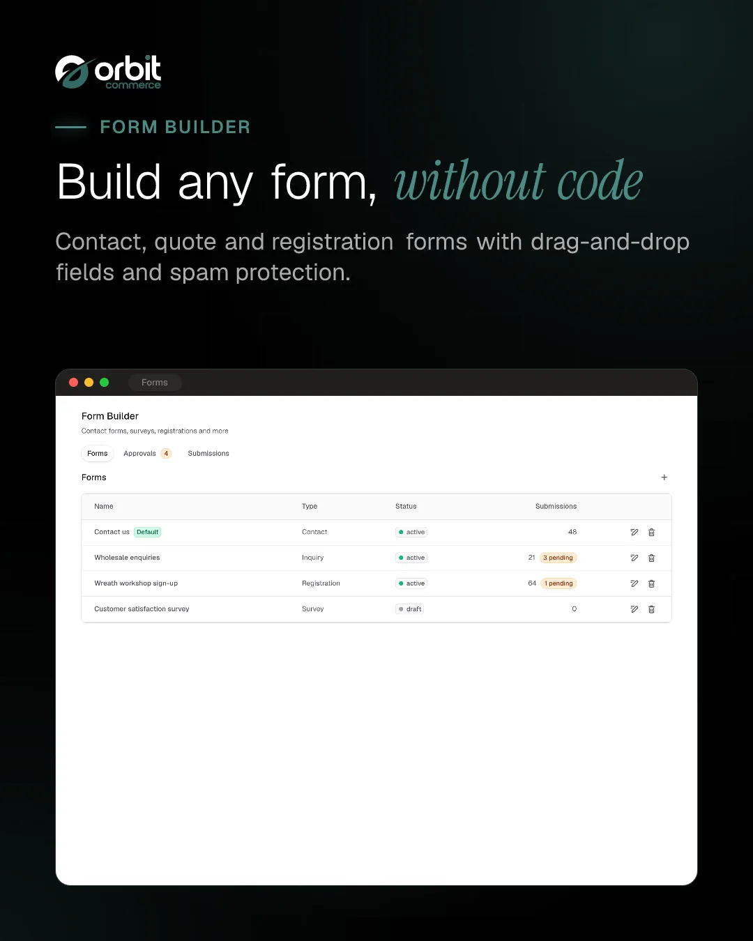Forms overview
