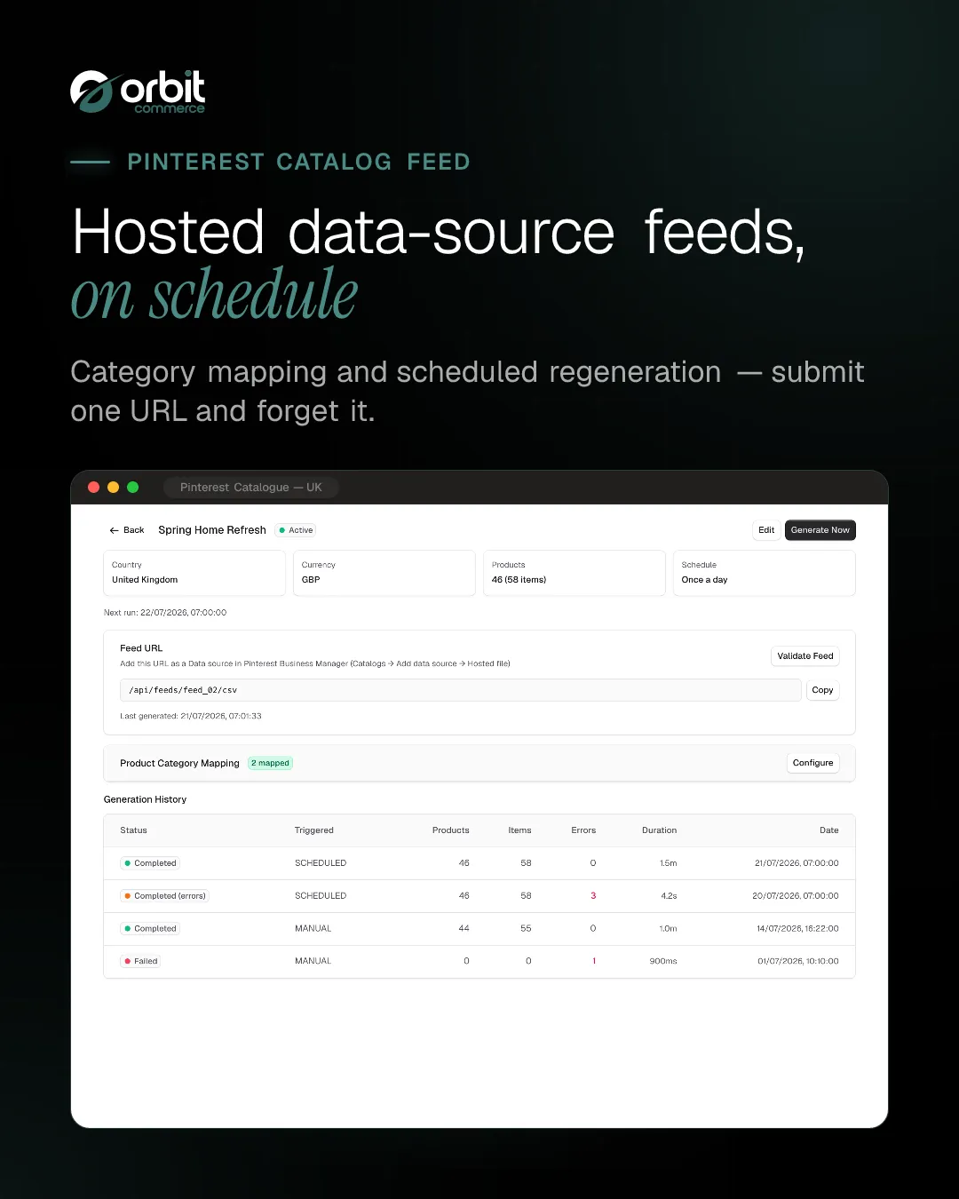 Pinterest feed detail