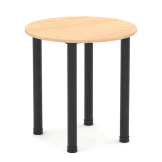 Impulse Round Table With Post Leg