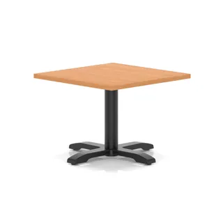 Italia Square Coffee Table With Cross Base