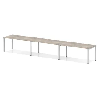 Evolve Plus Single Row Bench Desk - 3 Person