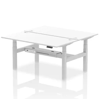 OE - Air Back-to-Back Height Adjustable Bench Desk - 2 Person