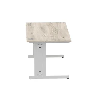 Impulse Straight Desk Cable Managed Leg