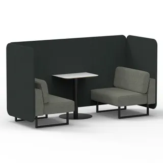 Brixworth Bench Booth in Two Tone