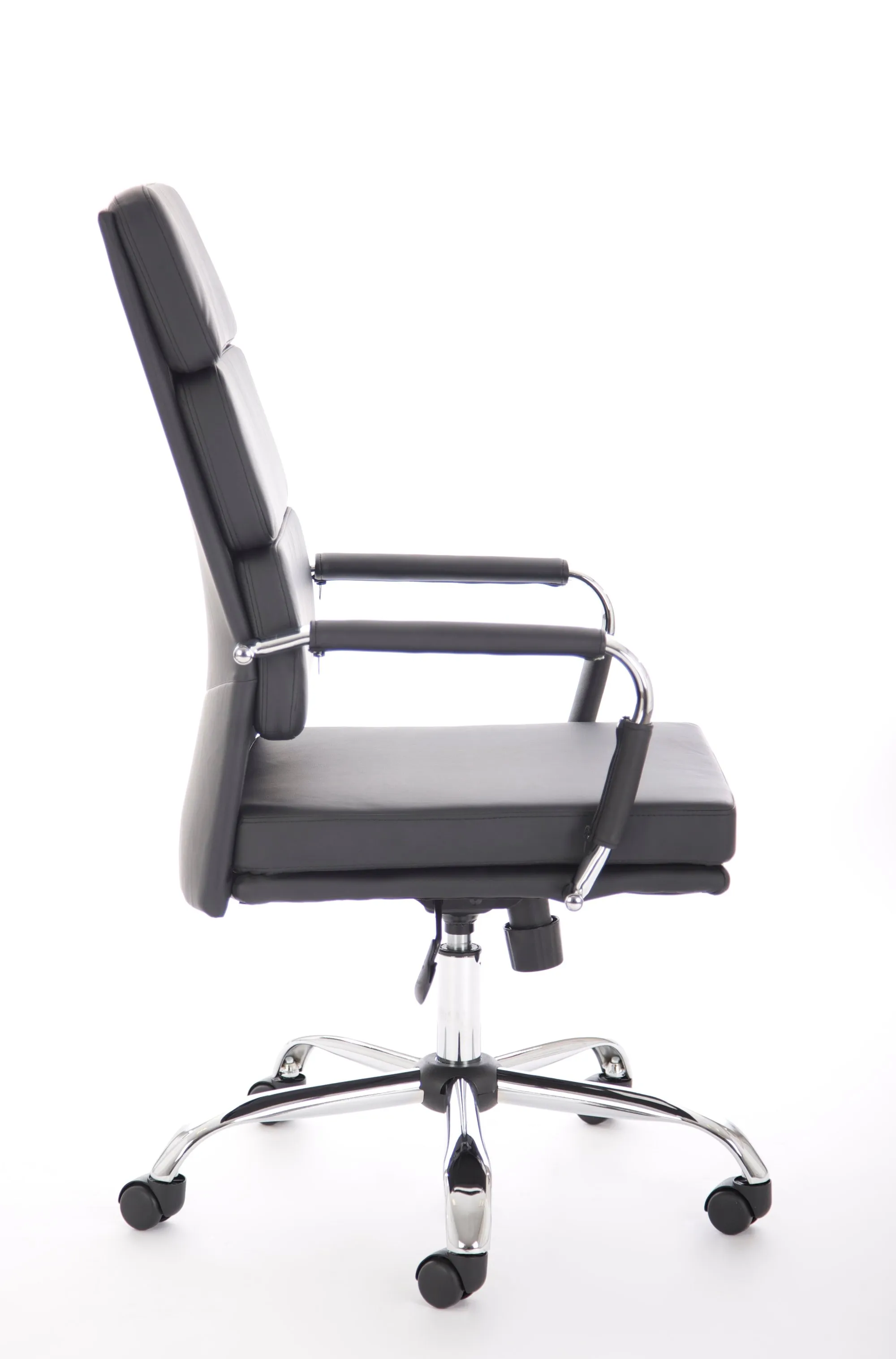 Advocate Medium Back Bonded Leather Executive Office Chair with Arms