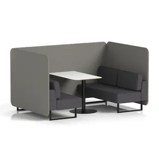 Brixworth Bench Booth in Two Tone