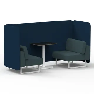 Brixworth Bench Booth in Two Tone