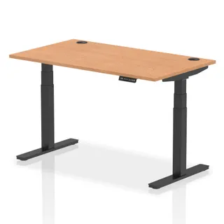 EE - Air Height Adjustable Desk With Cable Ports