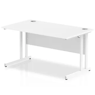Impulse Straight Desk Cantilever Leg