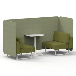 Brixworth Bench Booth in Two Tone