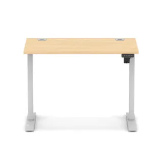 Air Lite Height Adjustable Slimline Desk With Cable Ports