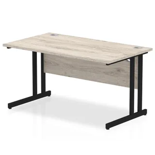Impulse Straight Desk Cantilever Leg