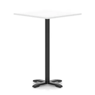 EE - Italia Square Poseur Table With Cross Base