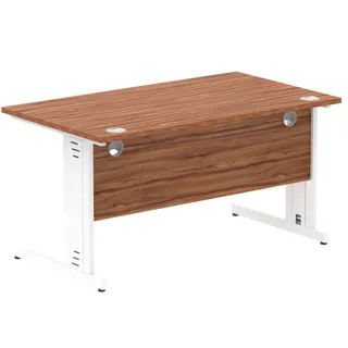 Impulse Straight Desk Cable Managed Leg