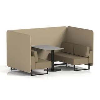 Brixworth Bench Booth in Two Tone