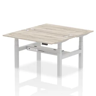 OE - Air Back-to-Back Height Adjustable Bench Desk - 2 Person