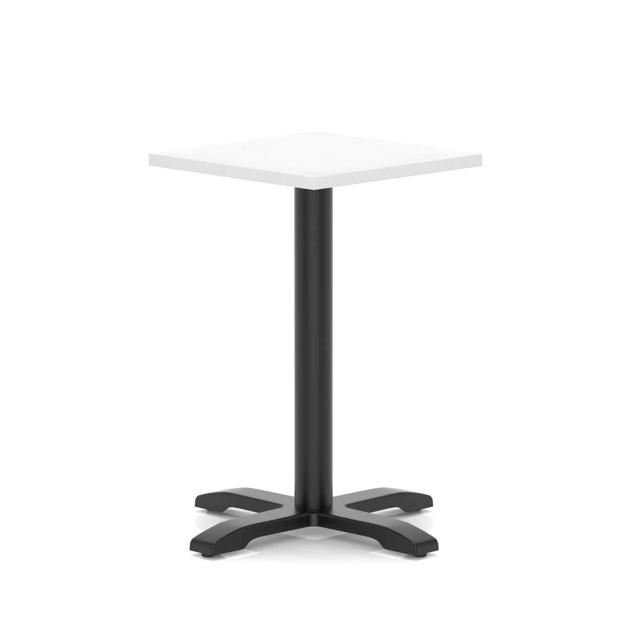 Italia Square Poseur Table With Cross Base