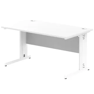 Impulse Straight Desk Cable Managed Leg