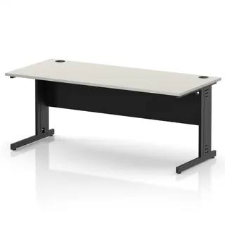 Impulse Straight Desk Cable Managed Leg