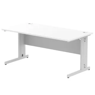 Impulse Straight Desk Cable Managed Leg