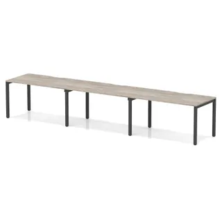 Evolve Plus Single Row Bench Desk - 3 Person