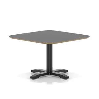 Brixworth Square Coffee Table With Cross Base