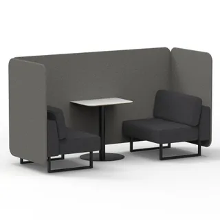 Brixworth Bench Booth in Two Tone