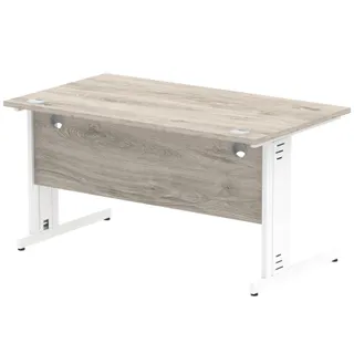 Impulse Straight Desk Cable Managed Leg
