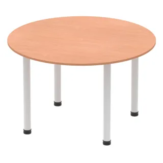 Impulse Round Table With Post Leg