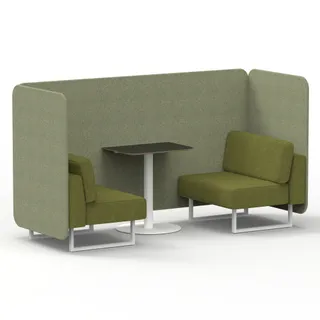 Brixworth Bench Booth in Two Tone
