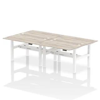 1400 / Grey Oak / White Frame