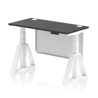 Air Height Adjustable Slimline Desk With Cable Ports