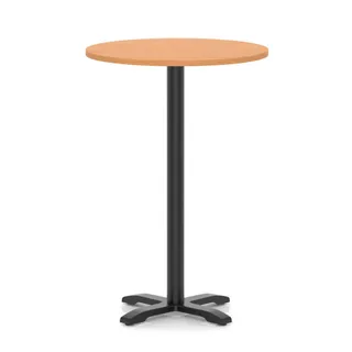 Italia Round Poseur Table With Cross Base