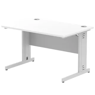 Impulse Straight Desk Cable Managed Leg