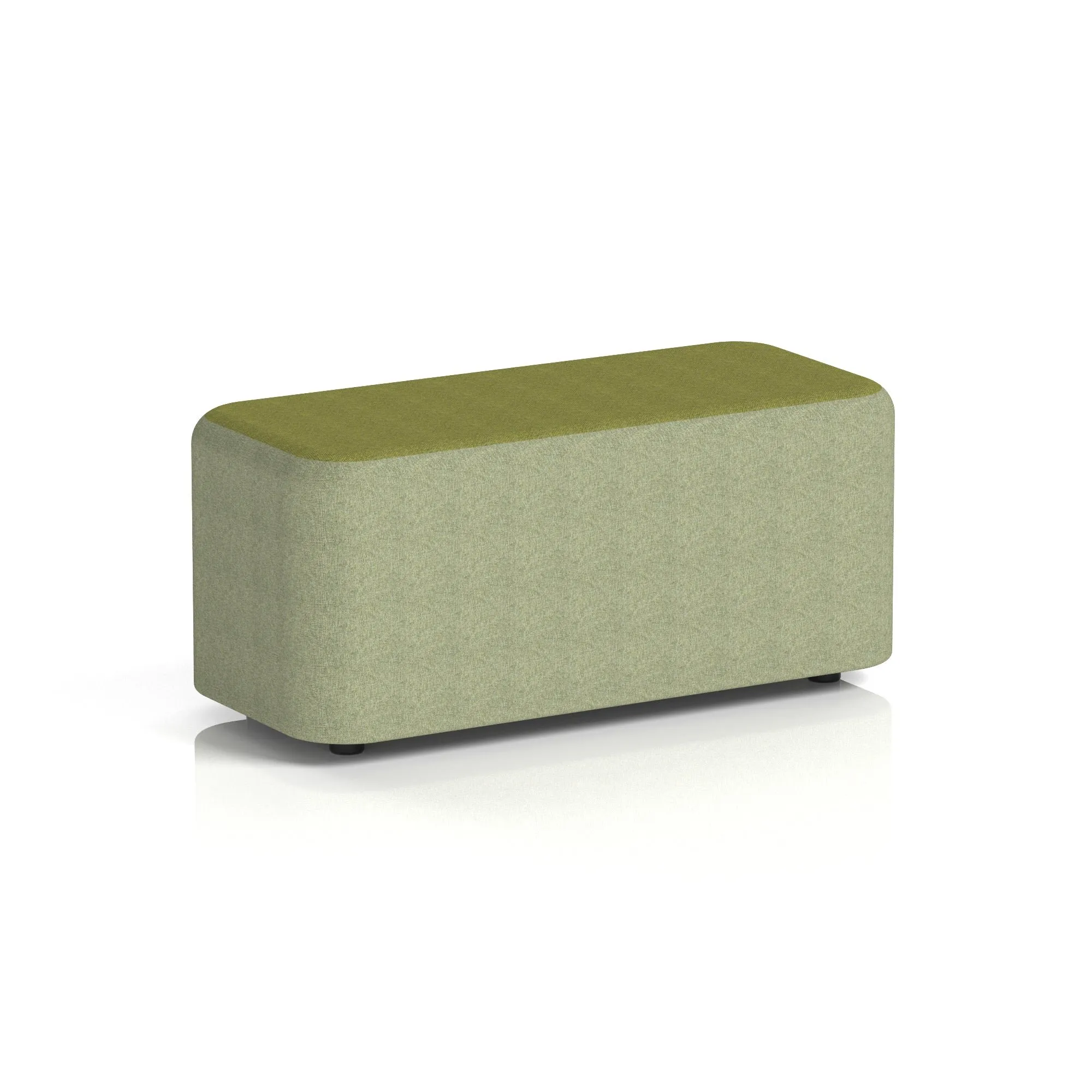 EE - Harlestone Rectangular Stool in Two Tone