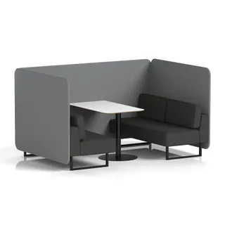 Brixworth Bench Booth in Two Tone
