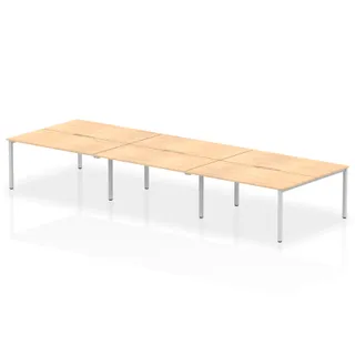 Evolve Plus B2B Bench Desk - 6 Person