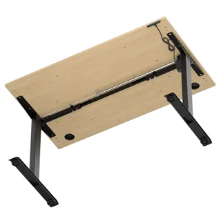 Air Lite Height Adjustable Desk With Cable Ports
