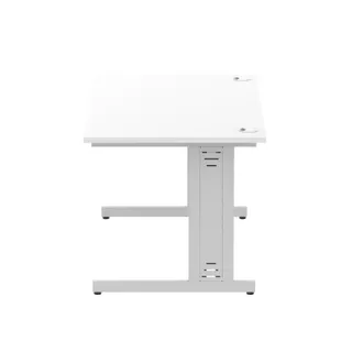 Impulse Straight Desk Cable Managed Leg
